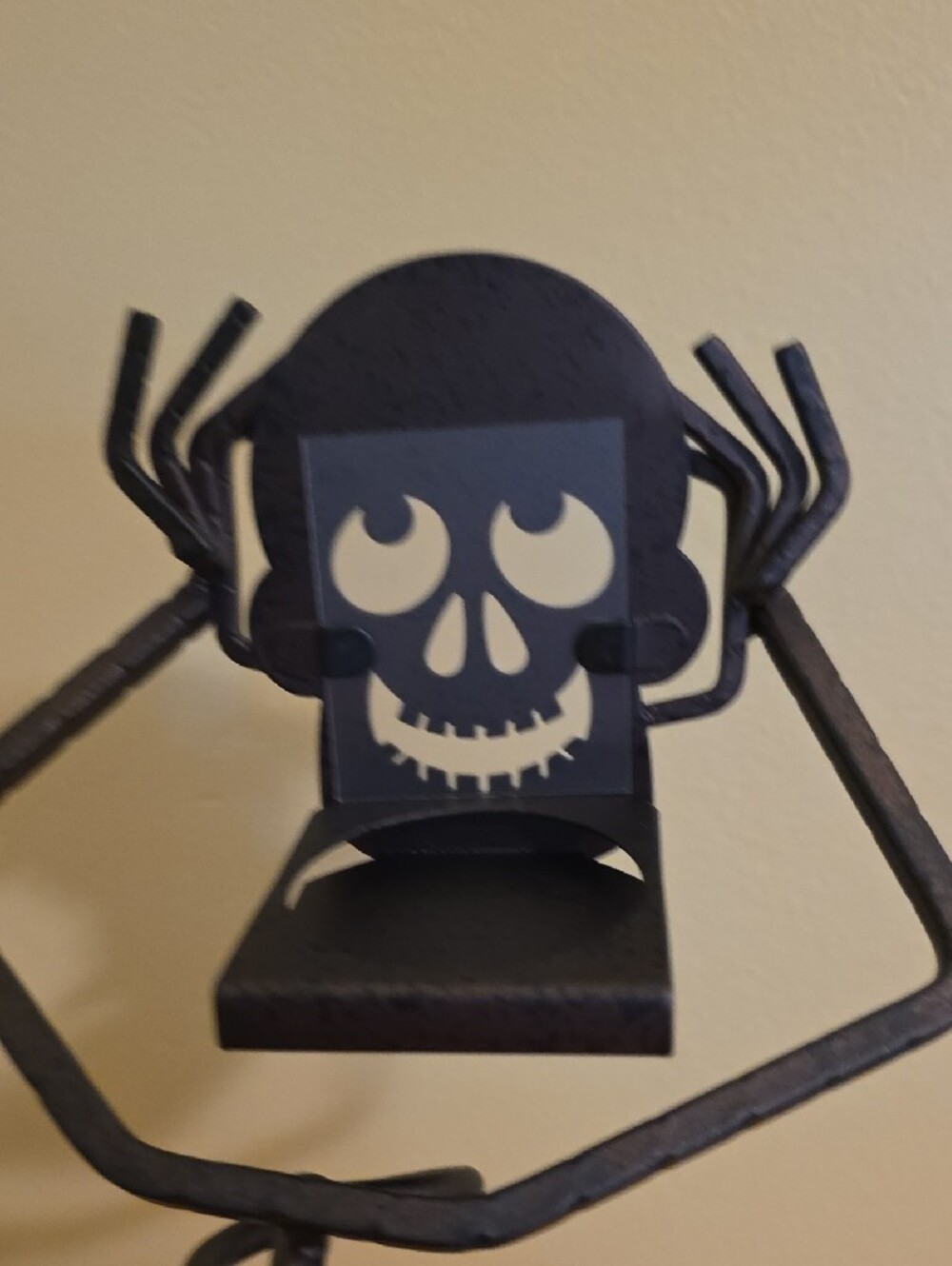 Vintage PartyLite Sticks the Dog & Mr. Bones Halloween Skeleton Candle Holders - Picture 7 of 10